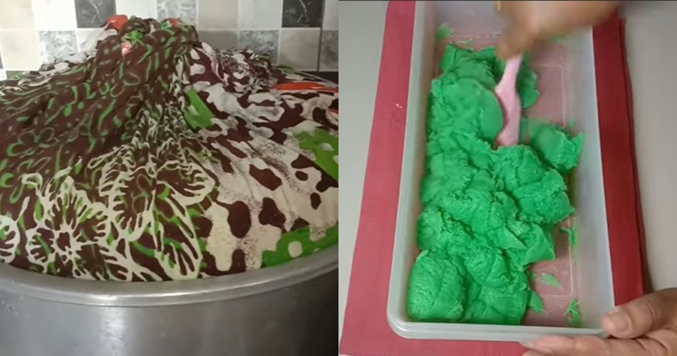 Cara bikin adonan es pisang ijo, tidak menggumpal dan tetap lembut hingga semalaman