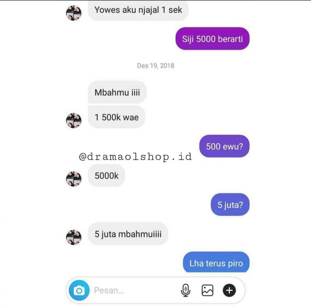 11 chat lucu transaksi antara pembeli dan penjual ini bikin geregetan © Instagram 11 chat lucu transaksi antara pembeli dan penjual ini bikin geregetan © Instagram