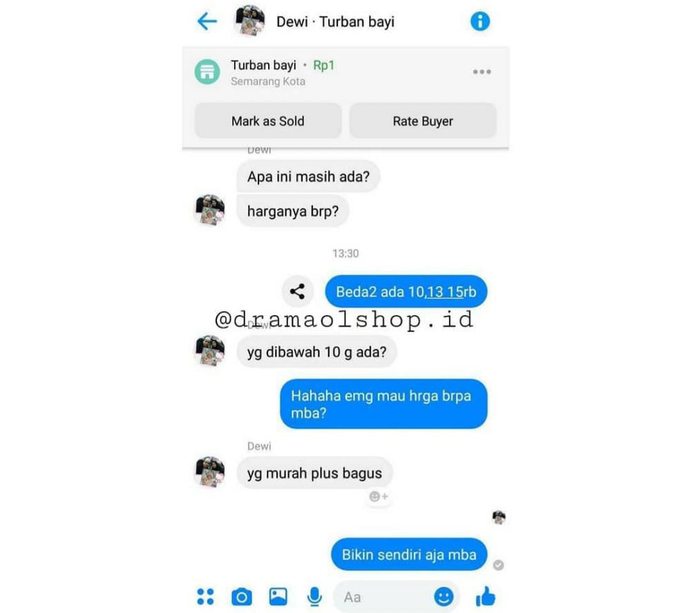 11 chat lucu transaksi antara pembeli dan penjual ini bikin geregetan © Instagram 11 chat lucu transaksi antara pembeli dan penjual ini bikin geregetan © Instagram