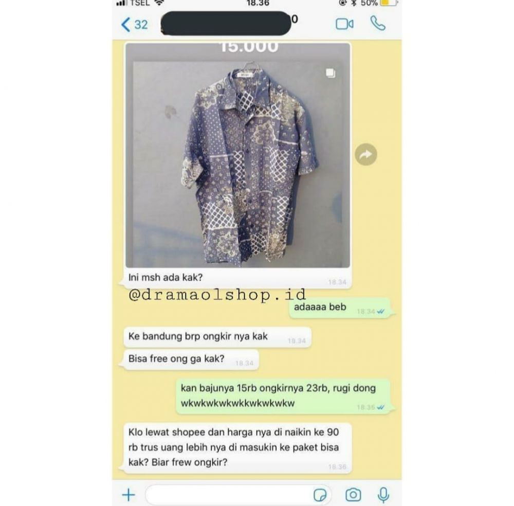 11 chat lucu transaksi antara pembeli dan penjual ini bikin geregetan © Instagram 11 chat lucu transaksi antara pembeli dan penjual ini bikin geregetan © Instagram