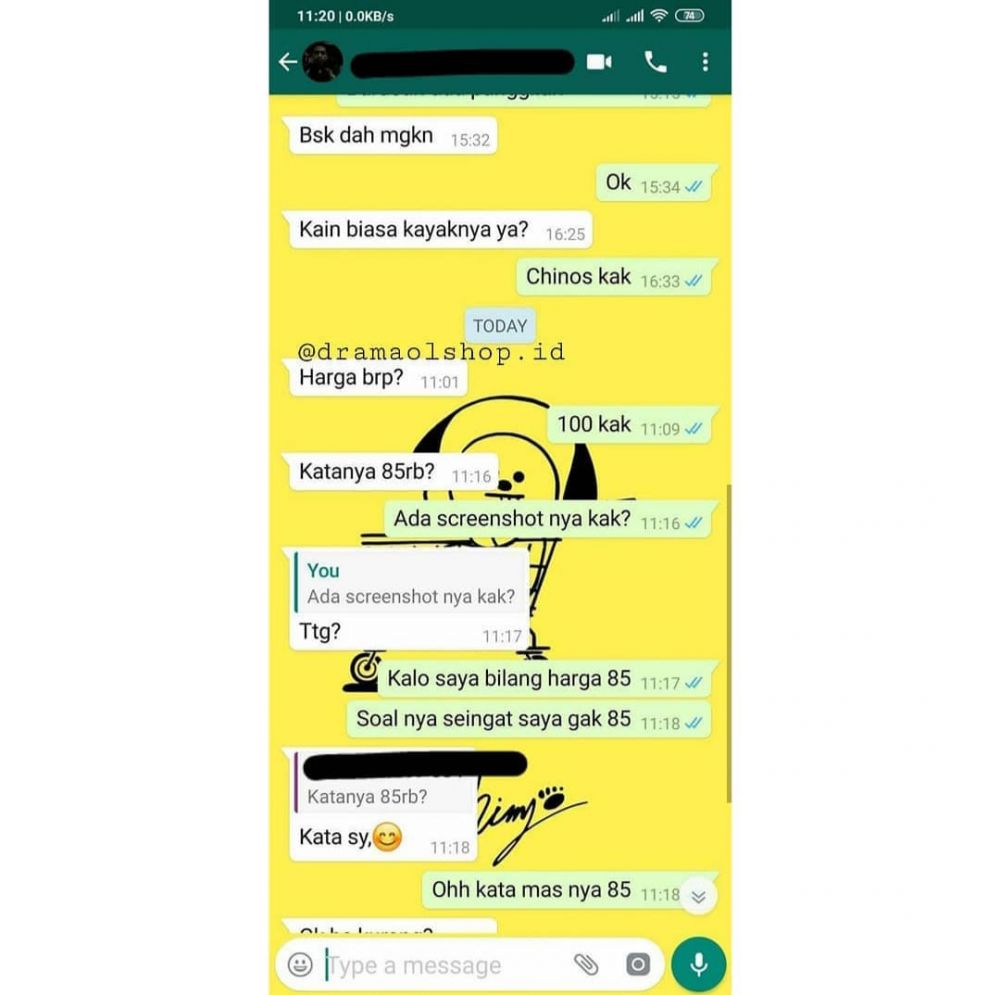 11 chat lucu transaksi antara pembeli dan penjual ini bikin geregetan © Instagram 11 chat lucu transaksi antara pembeli dan penjual ini bikin geregetan © Instagram