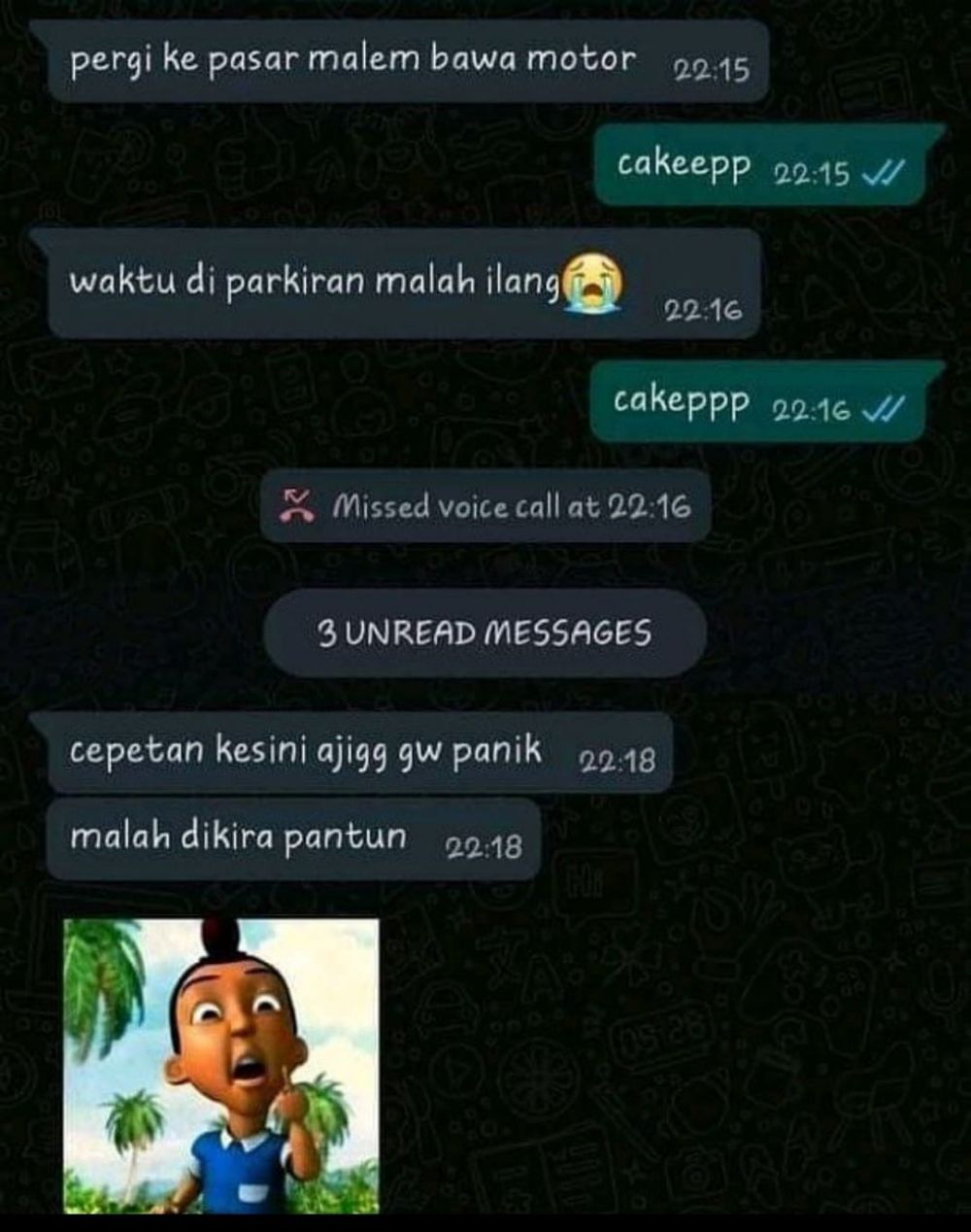 Endingnya plot twist, 11 chat lucu minta tolong ini kocak abis © berbagai sumber