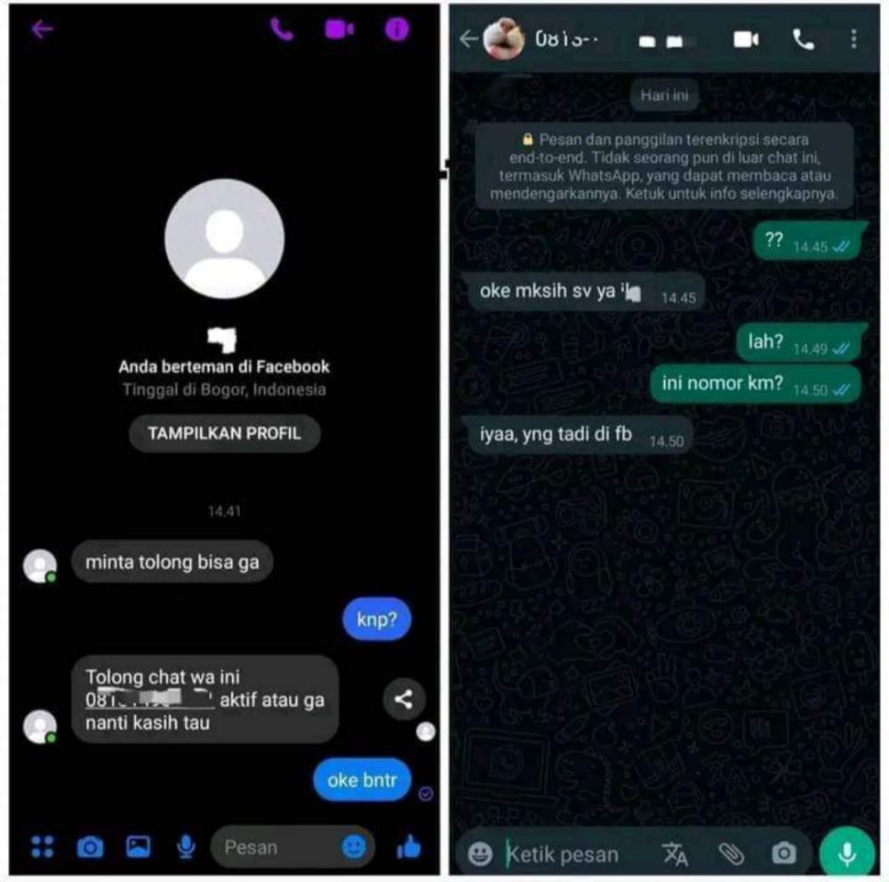 Endingnya plot twist, 11 chat lucu minta tolong ini kocak abis © berbagai sumber