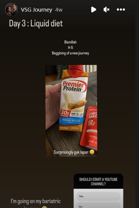 10 Menu diet Danvy Rukmana putri Annisa Trihapsari, bantu pangkas bobot 6 kg dalam 3 minggu