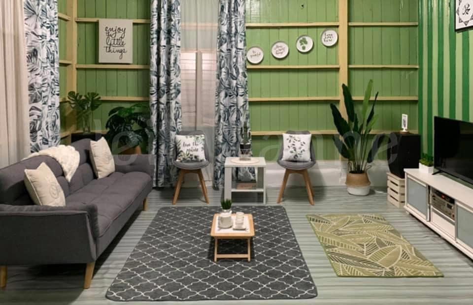 rumah kayu menipu dalamnya mewah © Facebook/Leila Janne