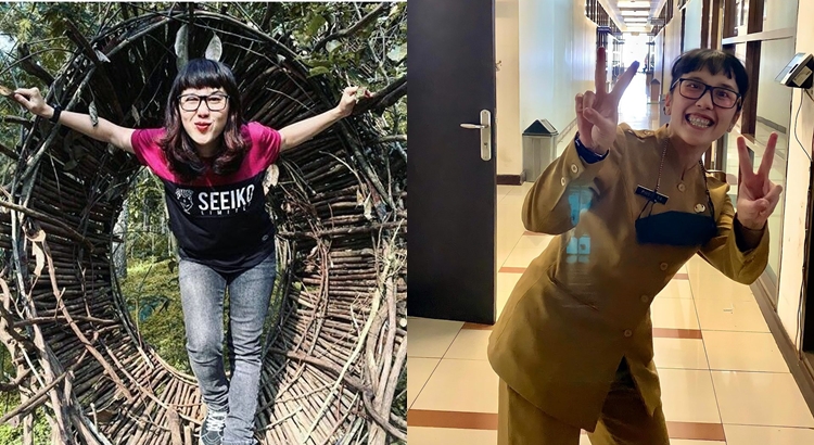 Beda penampilan artis dulu jadi PNS © berbagai sumber