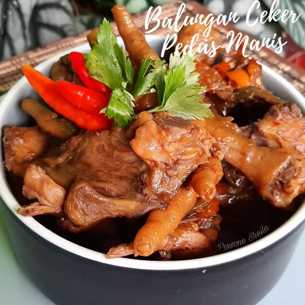 11 Resep olahan ceker ayam berkuah pedas, segar, dan bumbunya meresap sempurna