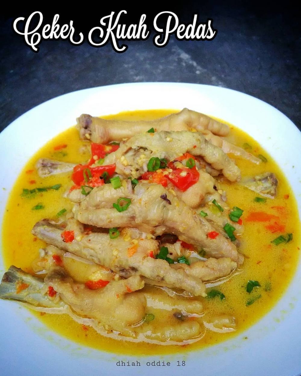 11 Resep olahan ceker ayam berkuah pedas, segar, dan bumbunya meresap sempurna