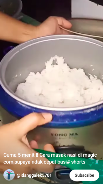 Cuma butuh 5 menit, ini cara masak nasi di rice cooker agar matang sempurna dan tidak cepat basi