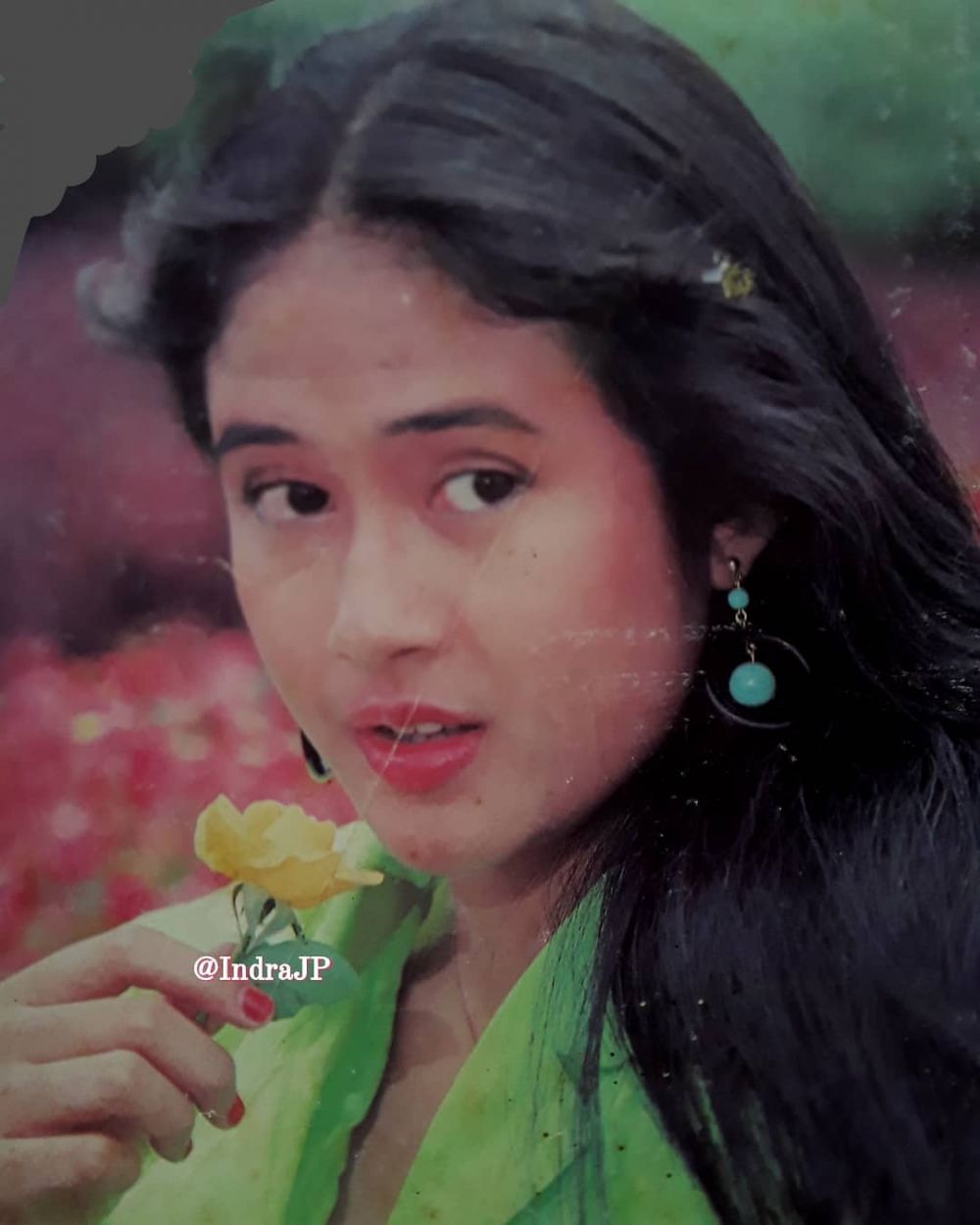 masa muda ria irawan model iklan kaus © instagram masa muda ria irawan model iklan kaus © instagram