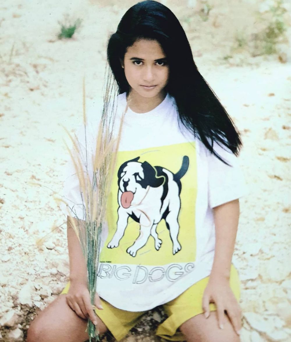 masa muda ria irawan model iklan kaus © instagram masa muda ria irawan model iklan kaus © instagram