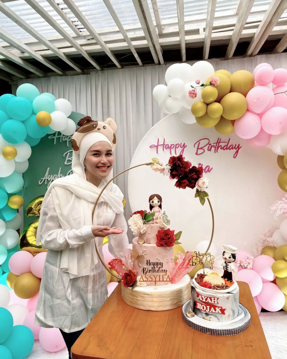 gaya ayu ting ting hadiri ultah © instagram