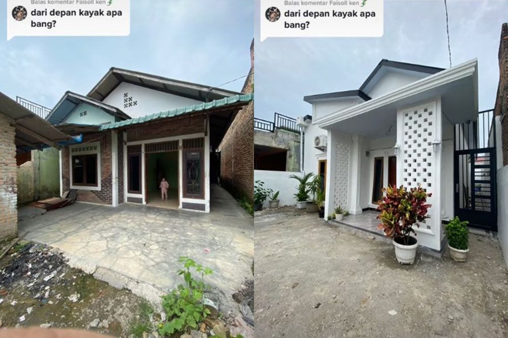 transformasi rumah lawas di makeover © TikTok