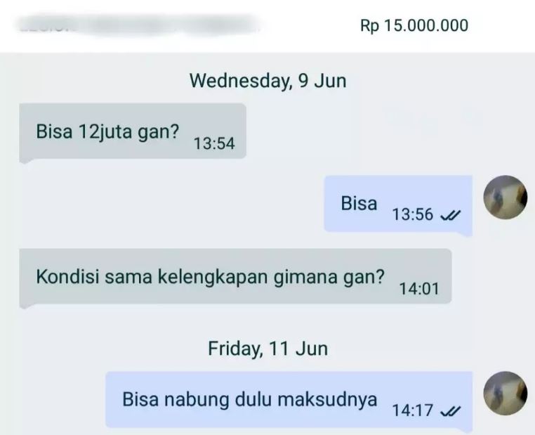 Chat lucu jual beli handphone via online Berbagai sumber Chat lucu jual beli handphone via online Berbagai sumber