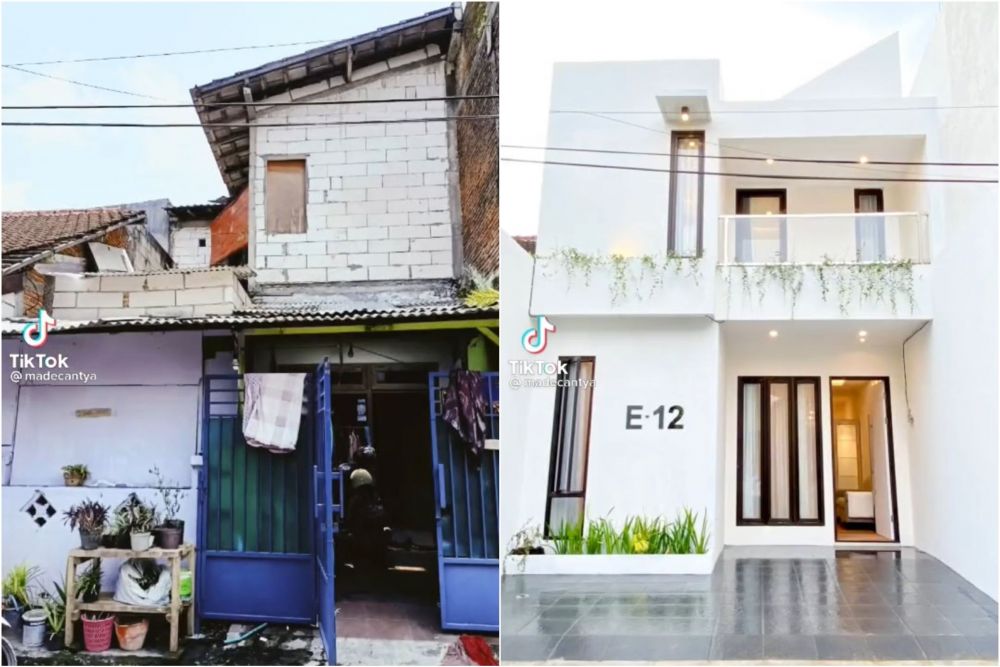 renovasi rumah sempit © TikTok