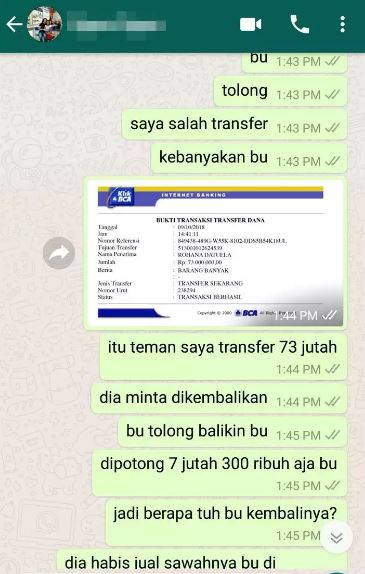Chat lucu kirim bukti transfer Berbagai sumber Chat lucu kirim bukti transfer Berbagai sumber