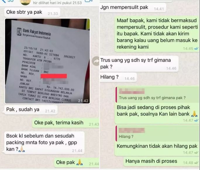 Chat lucu kirim bukti transfer Berbagai sumber Chat lucu kirim bukti transfer Berbagai sumber