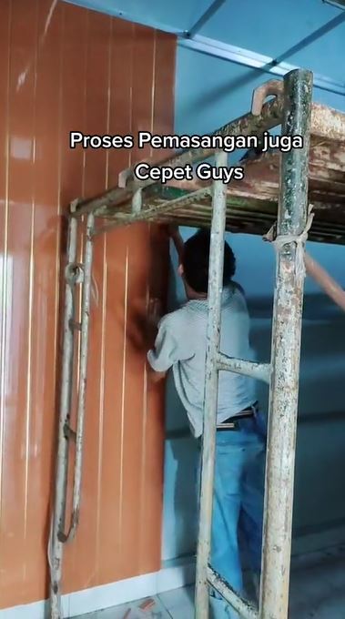 Dapur ini jadi berubah drastis penampakannya setelah di make over TikTok