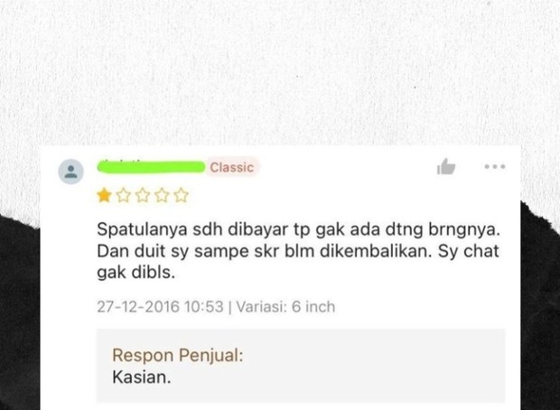 potret lucu review pembeli © 2023 brilio.net potret lucu review pembeli © 2023 brilio.net