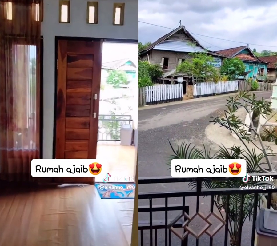 desain rumah bikin bingung © TikTok/@elvanho_jr90