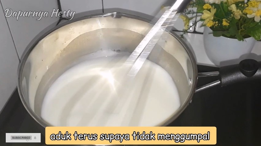 Antiamis, ini trik bikin vla puding tanpa telur biar kental dan creamy