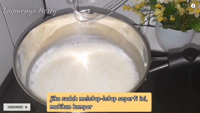 Antiamis, ini trik bikin vla puding tanpa telur biar kental dan creamy