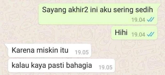 Chat lucu gagal curhat ke pasangan Berbagai sumber