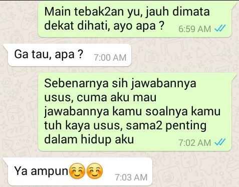 Chat lucu main tebak-tebakan Berbagai sumber Chat lucu main tebak-tebakan Berbagai sumber