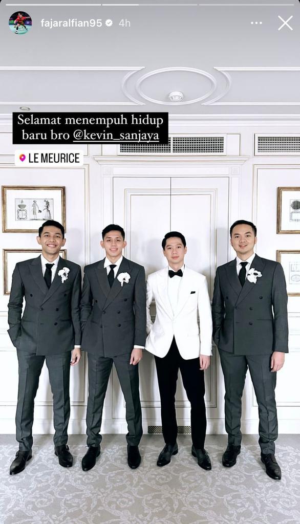 momen pemberkatan pernikahan kevin sanjaya & valencia tanoesoedibjo © berbagai sumber