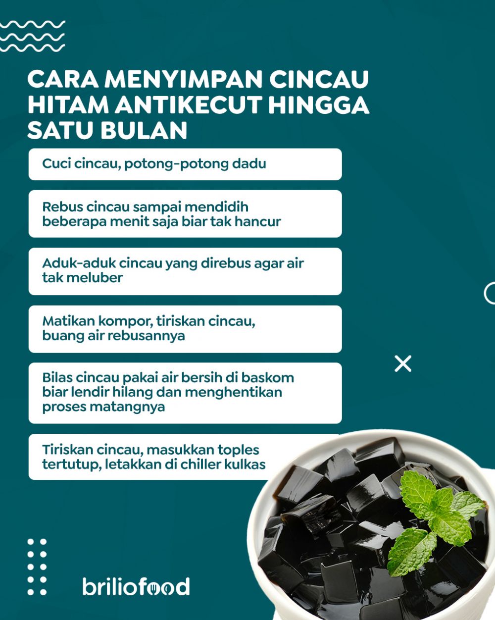 Cara jitu menyimpan cincau hitam biar tidak bau dan antikecut hingga 1 bulan