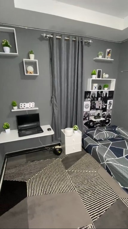 Makeover kamar sempit versi minim budget © TikTok