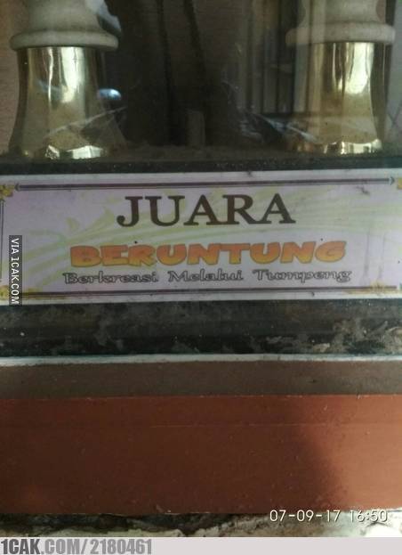 potret lucu juara lomba ini malah bikin tepuk jidat © berbagai sumber