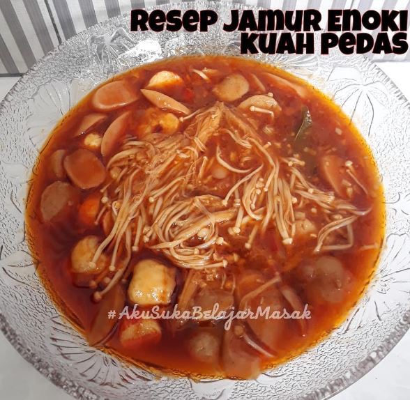 11 Resep olahan jamur enoki berkuah, segar, dan cocok disantap saat musim hujan