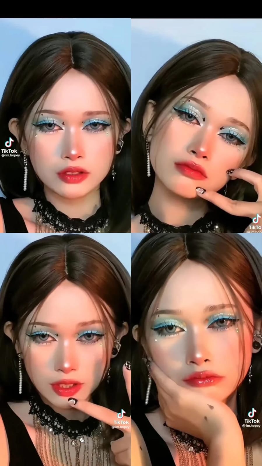 perubahan wanita ini habis bangun tidur jadi bak karakter anime ini bikin terpana © TikTok