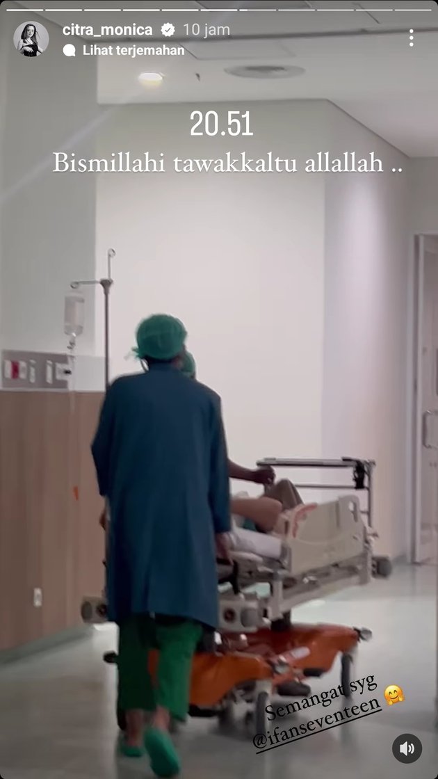 momen ifan seventeen jalani operasi  © instagram