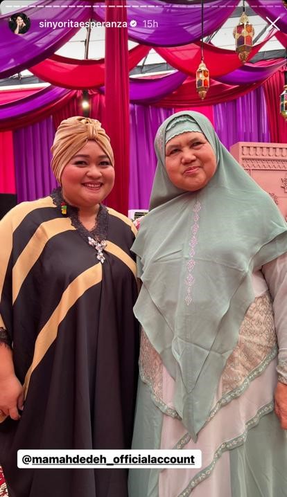 11 Momen perayaan mewah ulang tahun Krisdayanti ke-48, Iis Dahlia tampil memesona dengan hijab