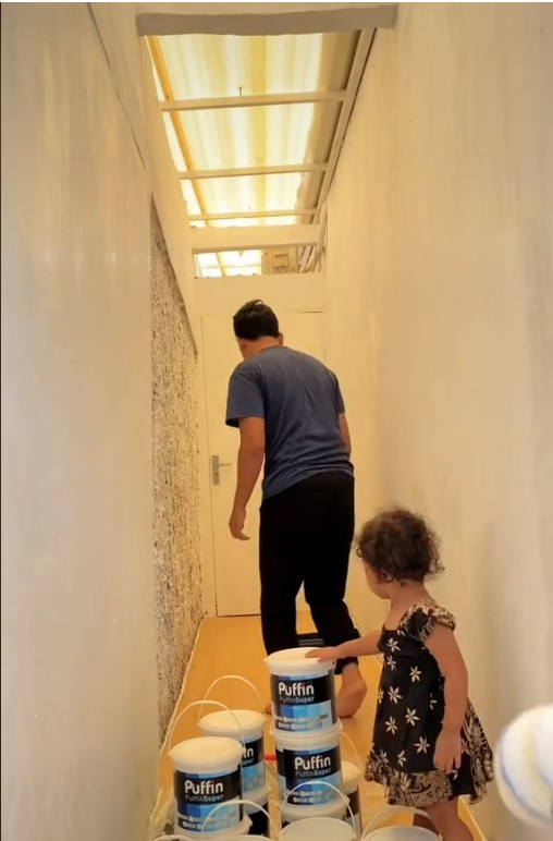 Transformasi lorong sempit lebar 1 meter dimakeover jadi laundry room, 11 potret hasilnya estetik pol