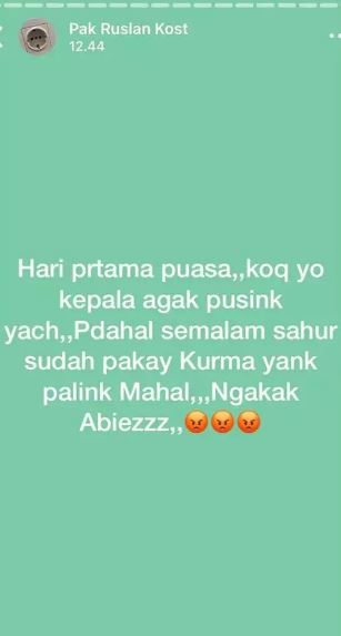 status kocak WhatsApp saat Ramadhan Berbagai sumber