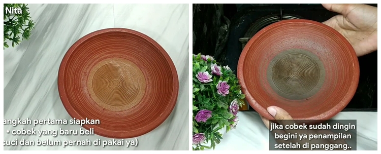 Cara menghilangkan bau tak sedap di cobek tanah liat baru, cukup pakai dua bahan dapur