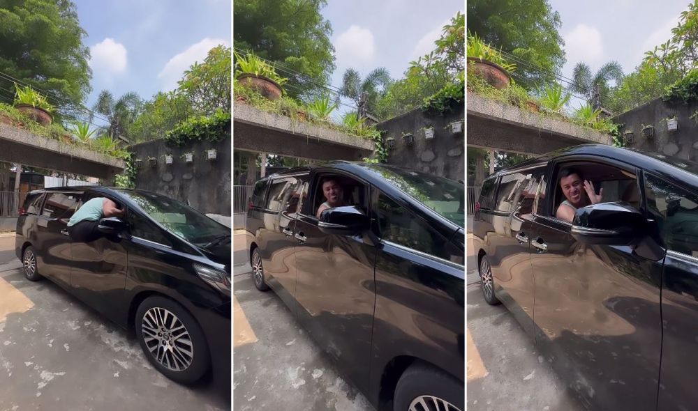 aksi anjasmara naik mobil © Instagram aksi anjasmara naik mobil © Instagram