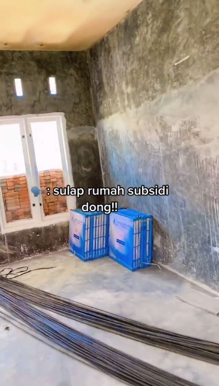 makeover rumah subsidi jadi elit © TikTok