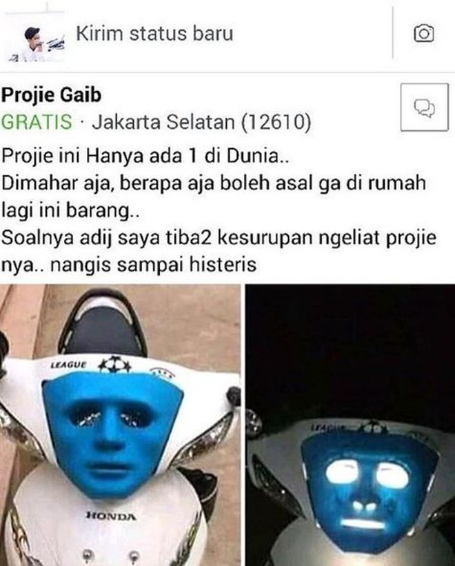benda aneh dijual di facebook © berbagai sumber