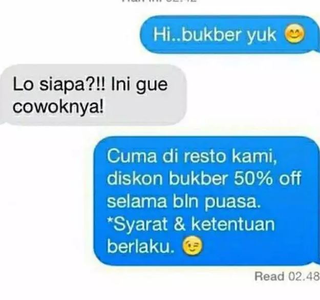 chat lucu ngajak bukber Berbagai sumber