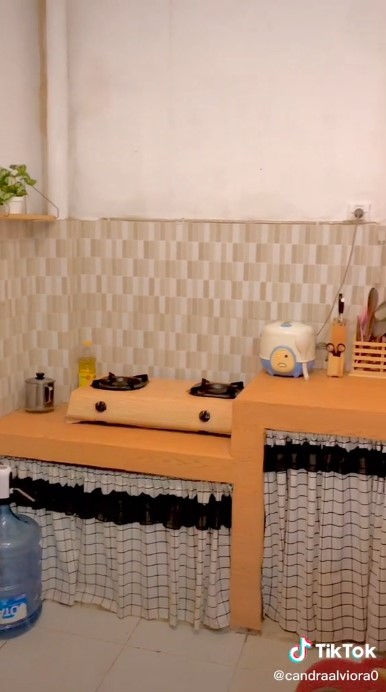 Makeover dapur kecil jadi cantik ala Korea, ini 11 perubahannya yang estetik meski tanpa kitchen set