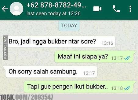 chat gagal ajak bukber © berbagai sumber