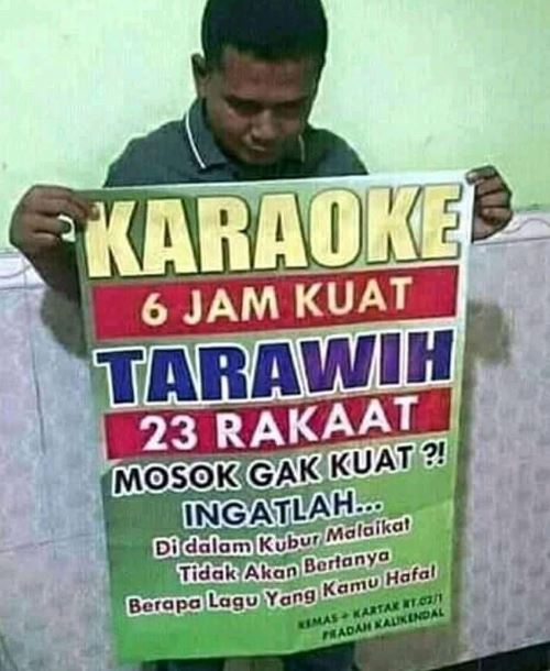 Spanduk imbauan bulan Ramadhan Berbagai sumber