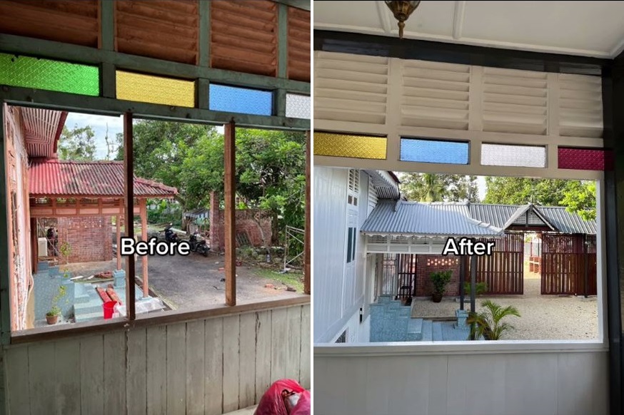 makoever rumah papan lawas © TikTok makoever rumah papan lawas © TikTok