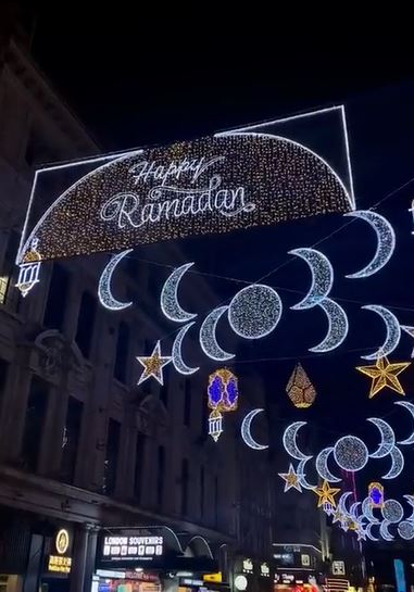 Potret jalanan kota London saat ramadan Berbagai sumber