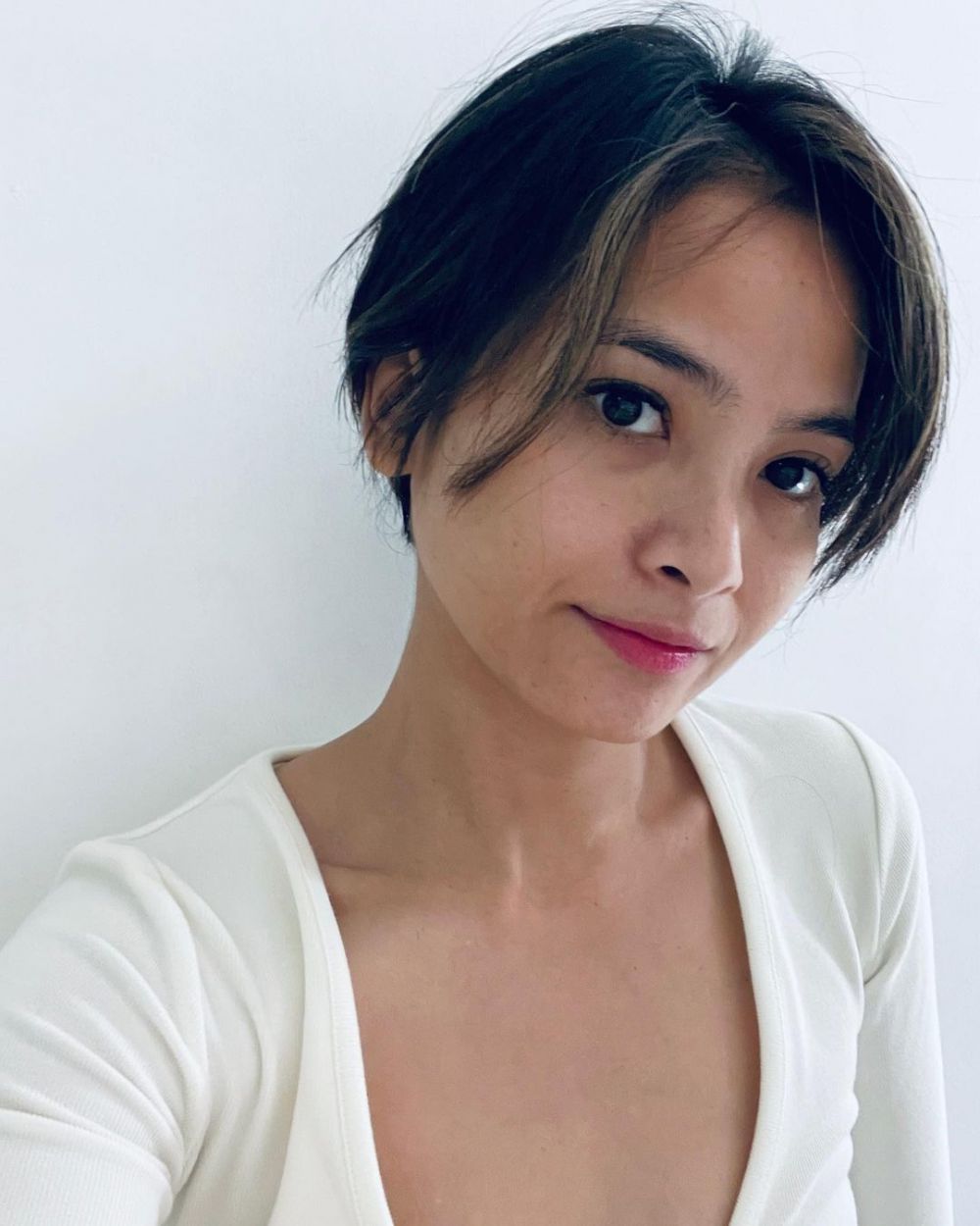 Acha Septriasa potong rambut cepak © Instagram/@septriasaacha