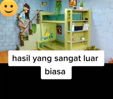 Ayah makeover kamar tidur anak TikTok